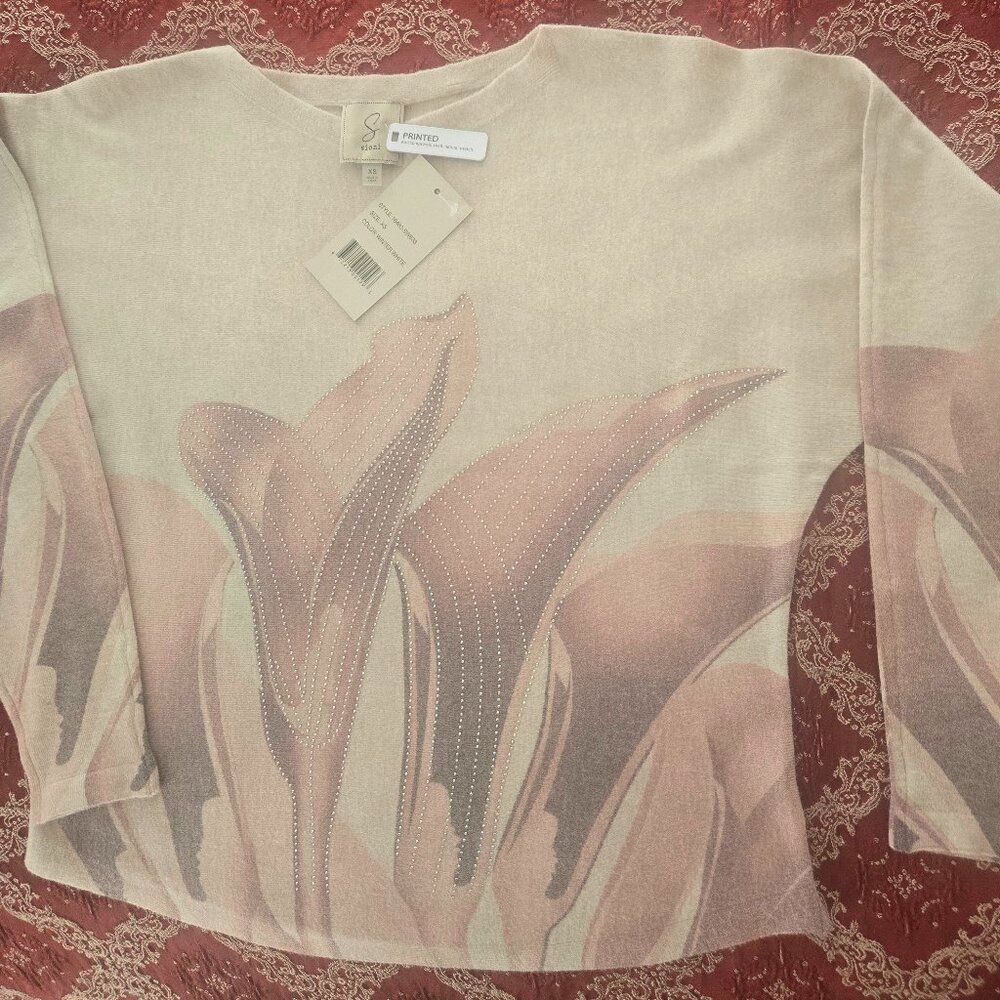 Sioni embellished sweater NWT
